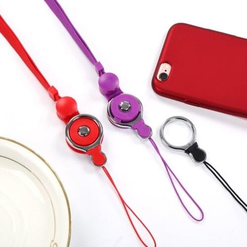 Sale Long Neck Strap Lanyard for Phones/Car Keys ID Badge Strap Detachable Keychain KeyRing Holder porte clef Hanging Adornment