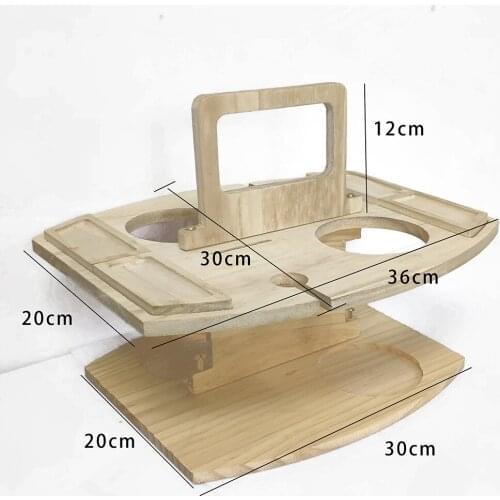 Portable Picnic Table, Outdoor Lightweight Camping Table, Detachable Small Wooden Wine Picnic Table for Party, Beach, Garden