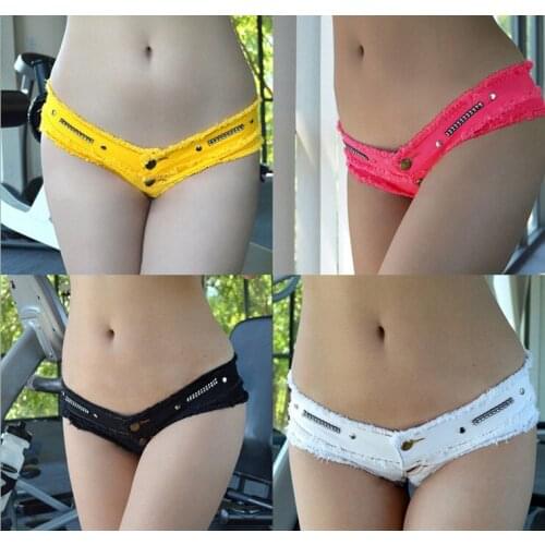 Hot Sexy Jeans Shorts Booty Denim Mini Short Shorts Women Club Party Naughty Costumes Outfit