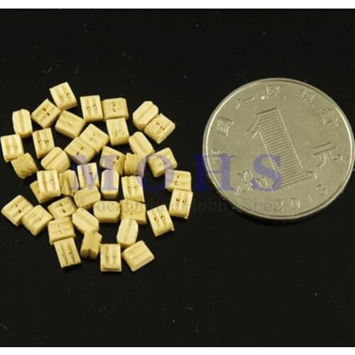 20pcs/pack 4mm~7mm Classical sailing model accessories parts wood double eyes pulley hanging wheel 2 hole hanging pulley wheel
