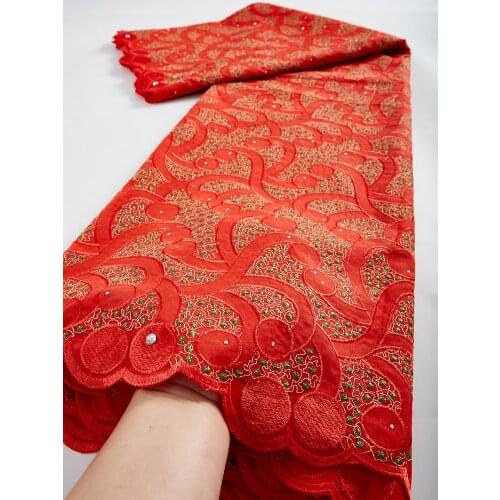 African Lace Fabric High Quality Dry Lace Swiss Voile Lace In Switzerland Cotton Lace Fabric For Wedding Party Dress 2.5 Yards