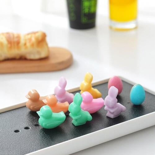 Cartoon Duck Rabbit Egg Silicone Cute Mold DIY Ice Tray Chocolate Mold Baking Tool For Kitchen Baking EL