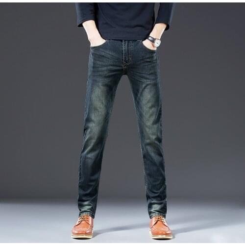 2021 New Mens Distressed Stretch Ripped Biker Jeans Men Hip Hop Slim Fit Patchwork Vintage Man Punk Denim Jeans Cotton Pants