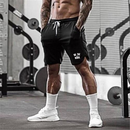 2019 NEW Mens Running Shorts Mens Fitness Sports Shorts Male Mesh Quick Drying Sports Men Shorts Jogging Gym Shorts Man