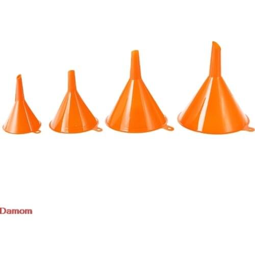 2021 New 4Pcs Plastic Funnel Set for Car Oil Gas and Fluids Auto Home Kitchen Function