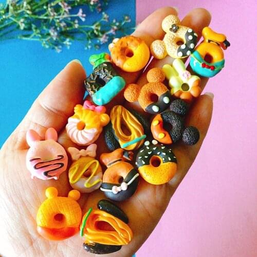 NEW~15 pcs cookies/miniatures food/dessert/lovely cute/fairy garden gnome/moss terrarium decor/bonsai/figurine/doll house decor