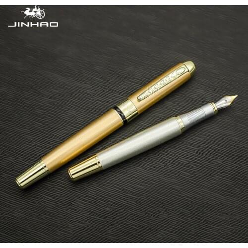 Jinhao Fountain Pen Luxury Ink Pen Dolma Kalem Calligraphy Pens for School Mon Blanc Gift Pen Calligraphy Mont Blanco
