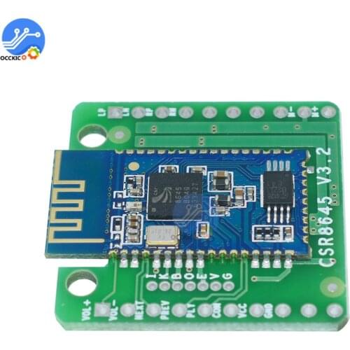 CSR8645 DC 3.3-4.2V Amplifier Board 5W+5W APT-X Lossless Music Hifi Bluetooth 4.0 Receiver Board for Audio Car AMP Module