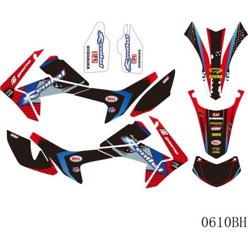 For HONDA CRF250L CRF 250L 2012 2013 2014 2015 2016 2017 2018 Full Graphics Decals Stickers Motorcycle Background Custom Name