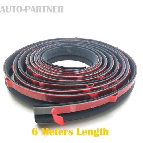 6Meter Z type 3M adhesive car door rubber seal Sound Insulation noise insulation car door weatherstrip