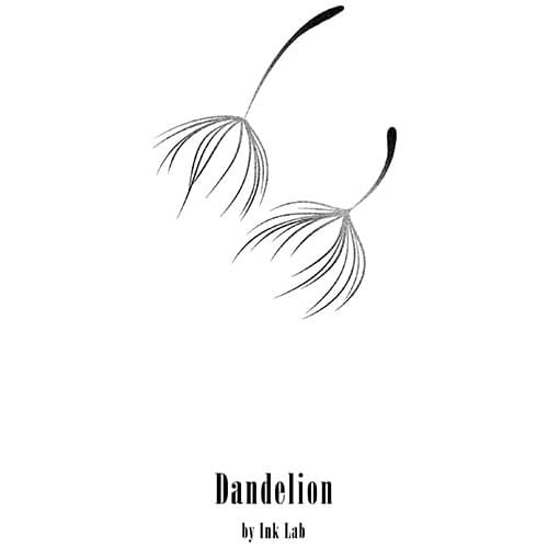 40MM×51MM Dandelion tattoo stickers waterproof men and women lasting literary fresh lines wrist clavicle