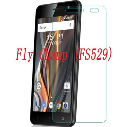 Smartphone Tempered Glass for Fly Champ FS529 9H Explosion-proof Protective Film Screen Protector cover phone