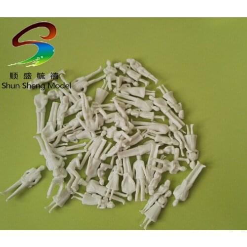 1/50 white Figures WF-1/50, model figure O scale for tran layout