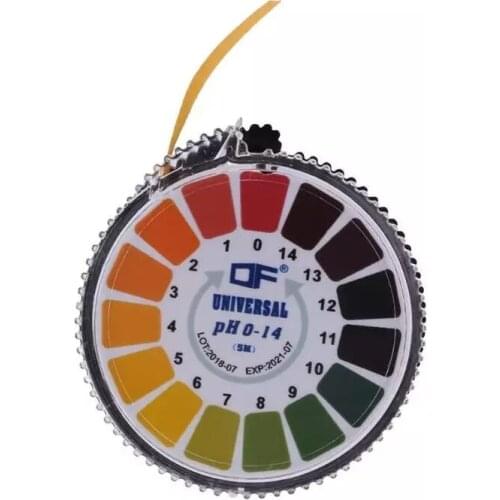 1pc 5M Alkaline Acid Indicator Meter Test Paper Roll 0-14 1-14 PH Meters For Water Urine Saliva Soil Litmus Accurate Measuring