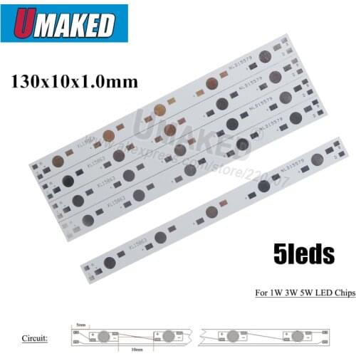10pcs 5W 10W LED Aluminum Base Plate 130mm 100mm 130mm 150mm PCB Board DIY For 1 3 5W Watt High Power Light Beads