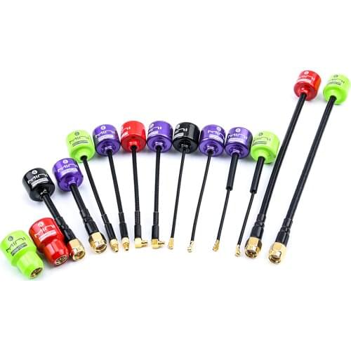 5.8G Lollipop 4 RHCP Antenna high gain 2.8Dbi FPV Transmitter/Receiver SMA/RP-SMA/MMCX/UFL Antenna for RC FPV racing drone part