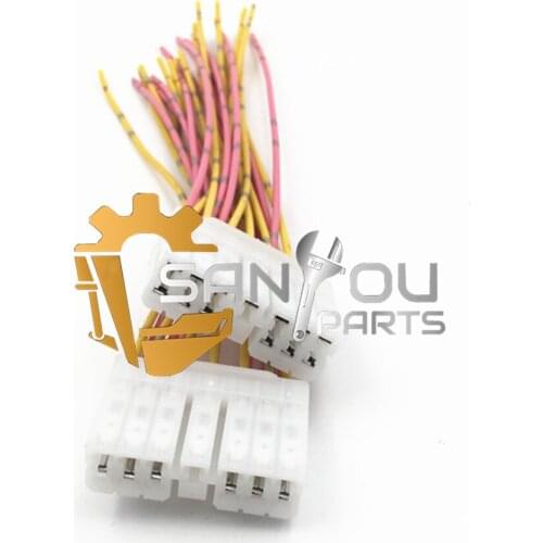 7834-27-2002 PC200-6 Hand Throttle Controller Plug 7834-27-3000 for Komatsu Excavator Electrict Parts 7834272002