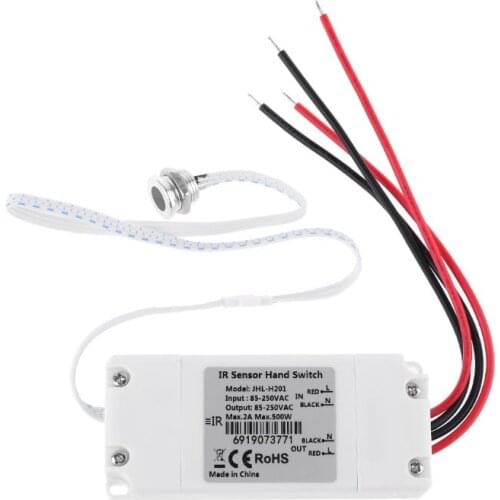 Touchless IR Infrared Motion Sensor On/Off Light Switch Kitchen Cabinet Light Hand Switch