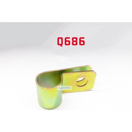 Free shipping 10 Q686 Single Tube Spring Clamp/Fixed Tube Clamp/Hoop D6-D25