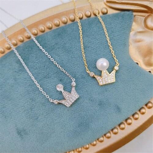 Pure silver Empty set of Necklace Chains For Jewelry Making Diy Supplies Handmade Jewelry Accessories