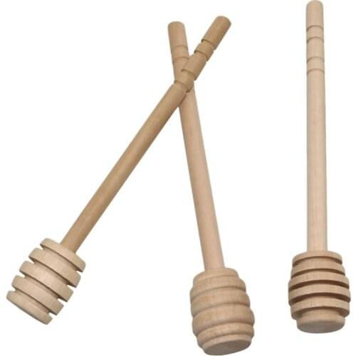 Wooden honey Stirring stick Honey Splash Bar Stirring Rod Beekeeping Honey Supplies Beekeeping Equipment Bee Tools 5 Pcs