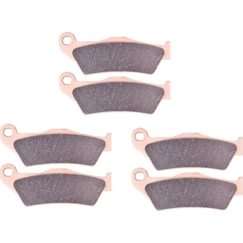 750cc Motorcycle Front and Rear Brake Pads Set For CAGIVA E 750 Elefant E750 1993 1994 1995