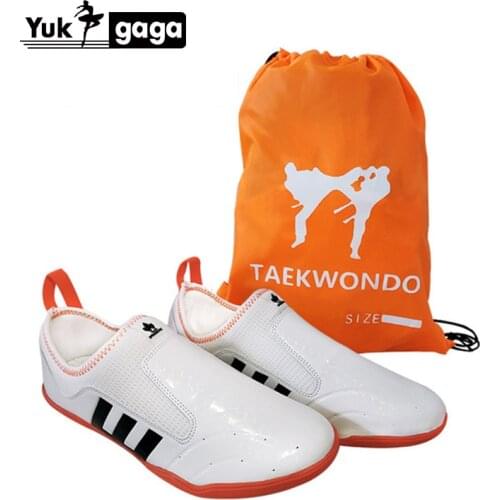 High-grade Taekwondo Shoes for coach student Martial Arts Sneaker White black comfortable Training competition TKD karate shoes