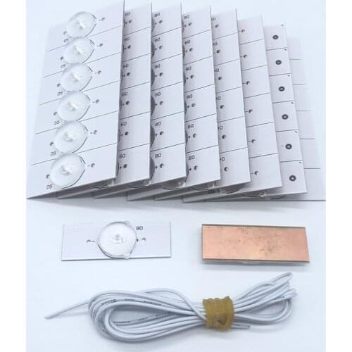 50PCS/20PCS 3V 6V SMD Lamp Beads with Optical Lens Fliter for 32-65 inch LED TV Repair