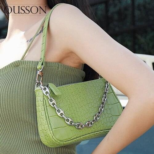 2021 New Handle Bag Women Retro Handbag High Quality Leather Shoulder Bag Exquisite Female Retro Underarm Bag