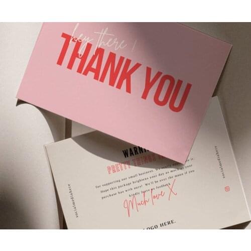 Printable Aesthetic Tumblr Thank You For Your Order Cards,Template Card,Thank You Card Printable,Note Card,Business Card