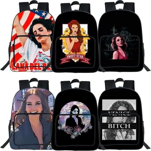 Singer Lana Del Rey Backpack Teen Bookbag Boy Girl Bag Students Multifunction Men Travel Backpacks Women School Bag Mochila