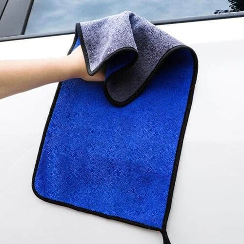Car Coral Fleece Car Rag Super Absorbent Microfiber Cleaning Cloth Household Car Care Dishwashing Cleaning Towel Accessories
