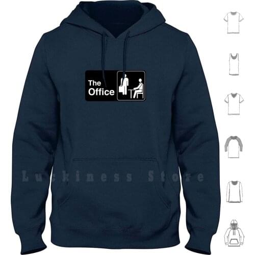 The Office Tv Show Logo Hoodie Long Sleeve The Office The Office Tv Show Steve Carell Jim Halpert Dwight Schrute