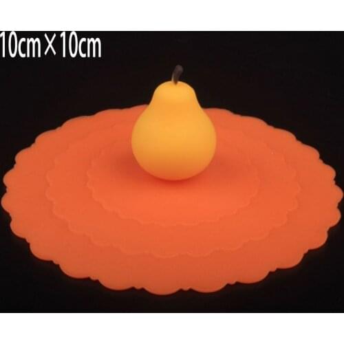 1 Pieces Of Silicone Cup Lids Silicone Anti-Dust Suction Mug Cup Cover Lid Cap No Spill Hot Drink In Stock