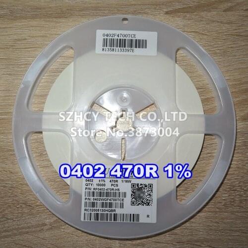 10000Pcs 0402 470R 1% RF0402-470R-HS New and origianl