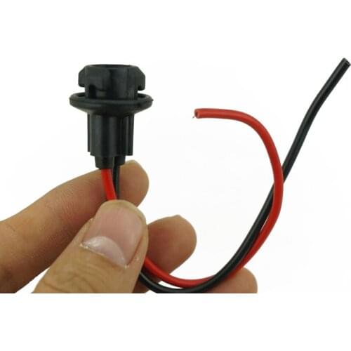 20PCS/Lot T10 Dashboard Gauge LED Light Lamp Bulb Fog lights Socket Holder for Auto Car