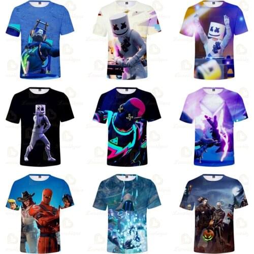 Fortnite Battle Royale Victory Game 3D T-shirt Men Clothing Harajuku Tshirt Kids Hero Child Tops Boys Girls Tops
