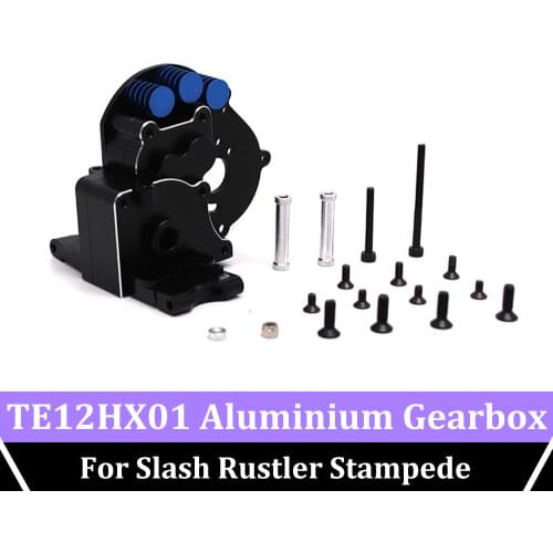 Hot Racing TE12HX01 Aluminium Gearbox Kit Upgrade Parts for 1/10 Slash 2WD All Versions Rustler Stampede Traxxas Bandit Electric