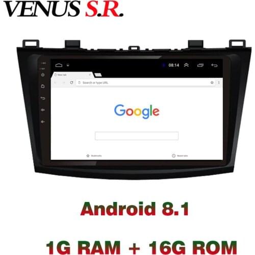 VenusSR Android 8.1 Car DVD Player GPS Navigation Multimedia For Mazda 3 Radio 2008 2009 2010 2011 2012 2013 car stereo wifi