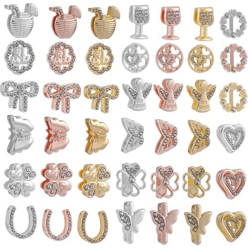 2Pcs Crystal 10 mm Angel Bowknot I LOVE MOM Keeper Charms Beads Mesh Stainless Steel Bracelets For Women Men Wife Jewelry Making