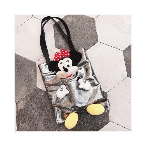 Disney Minnie Mickey 4style Anime Figures Cartoon Product Cosplay Accessories Casual Shoulder Bag Gifts Unisex
