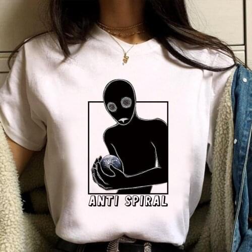 Gurren Lagann Anime Tshirt Anti Spiral Manga Graphic T-shirt Mens Vintage Clothes Summer Tee Tops Male