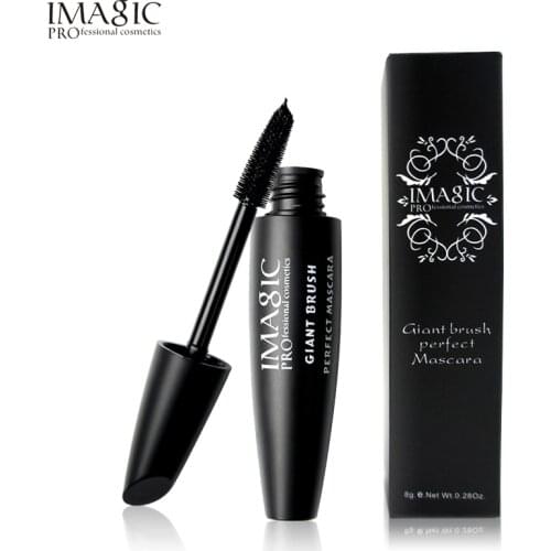IMAGIC Makeup Black Mascara Waterproof Natural Fiber Makeup Eyelash Cream Eye Make Up Beauty Tools Lasting