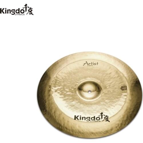 Kingdo B20 handmade Artist Bright series 16"china cymbal for drums