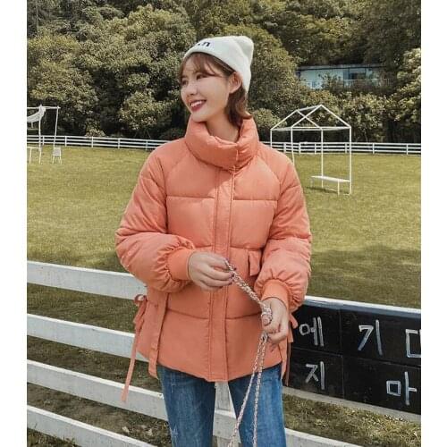 Womens Short Style Cotton Jacket clothes Winter Fashion Loose Winter Cotton Overcoat Down Jacket Cotton-Padded Clothes CL765-1