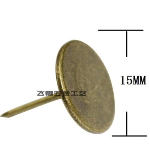 Hardware accessories 15mm*19mm upholstery tacks decorative tacks Decorative Decoration Sofa Nail Round Nail
