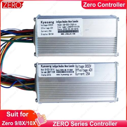 Original ZERO series scooter controller ZERO 9 ZERO 10 ZERO 10X controller ZERO Spare Parts 36 48 52 60 72 V Controller