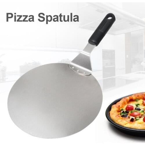 10inch Round Plate Lifter Pies Pizza Moving Shovel Peel Stainless Steel Holder Cake Cooking Spatula