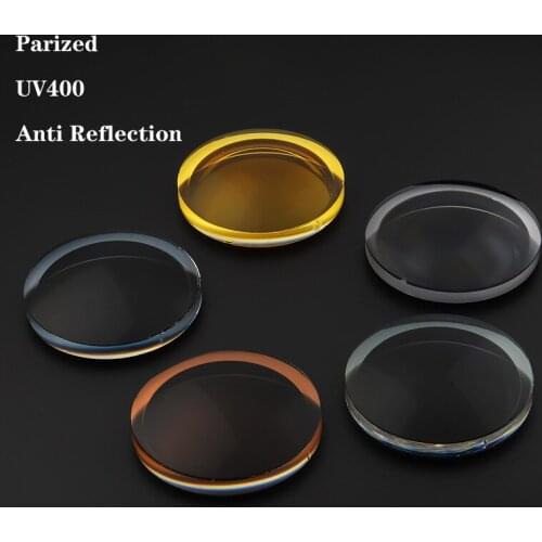 1.50 1.61 1.67 Index Resin Polarized Sunglasses Lens Myopia Hyperopia Prescription Glasses Lens Optical Night Yellow Lenses UV