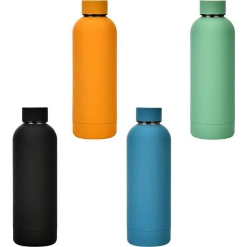Vacuum Cup Stainless Steel Wear-resistant Practical 500ml Portable Sport Water Bottles for School Sport Home Office Bottles